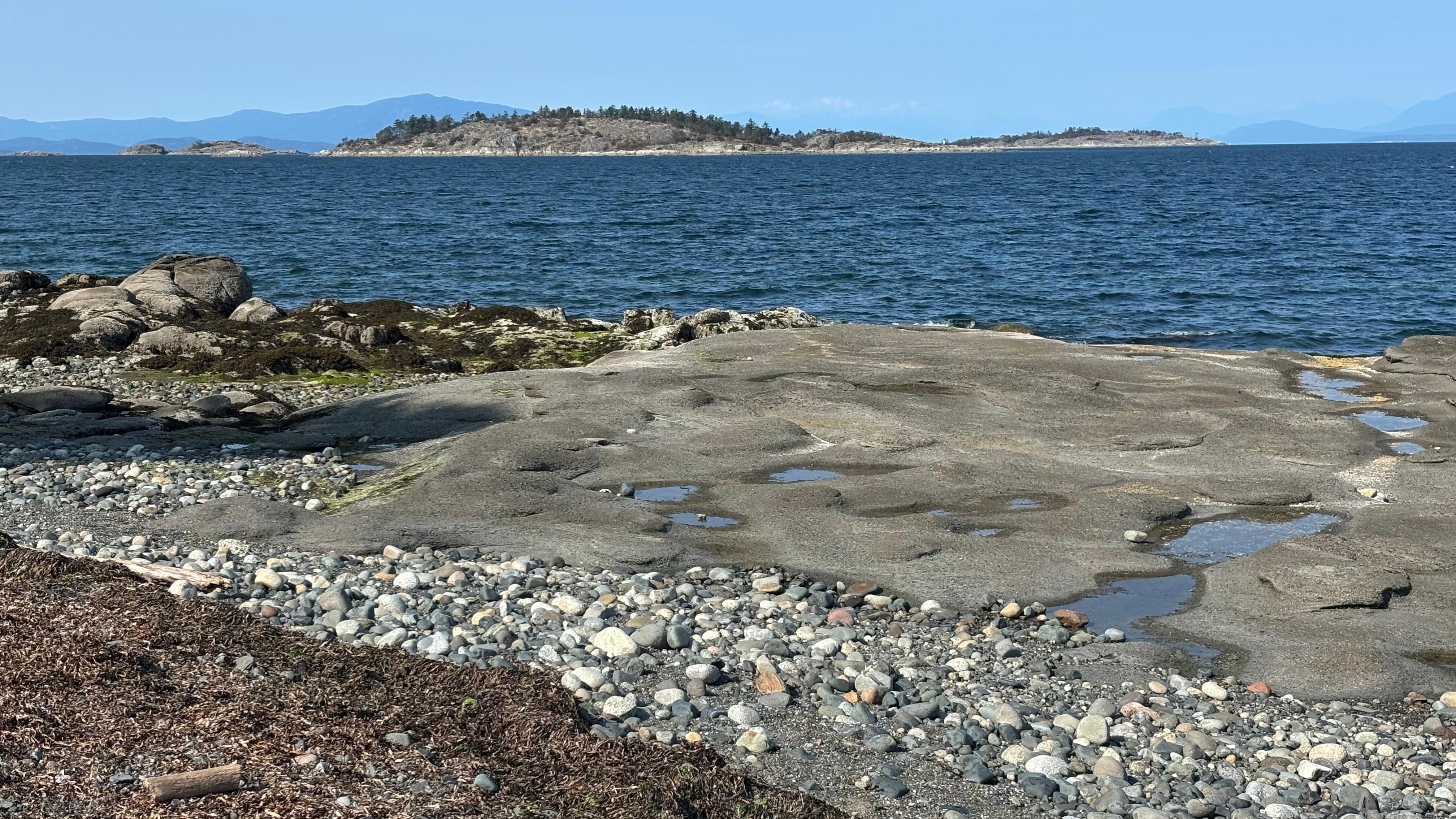 Views from a beach just 3 minutes walk down the street from theNest”