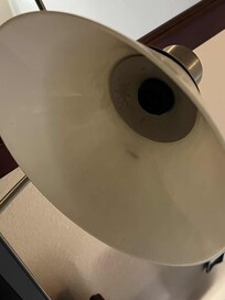 No bulbs in light fixtures