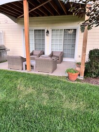 lower level outdoor seating
