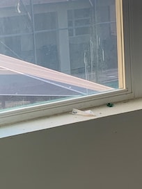 Dirty Upper Living Room Window