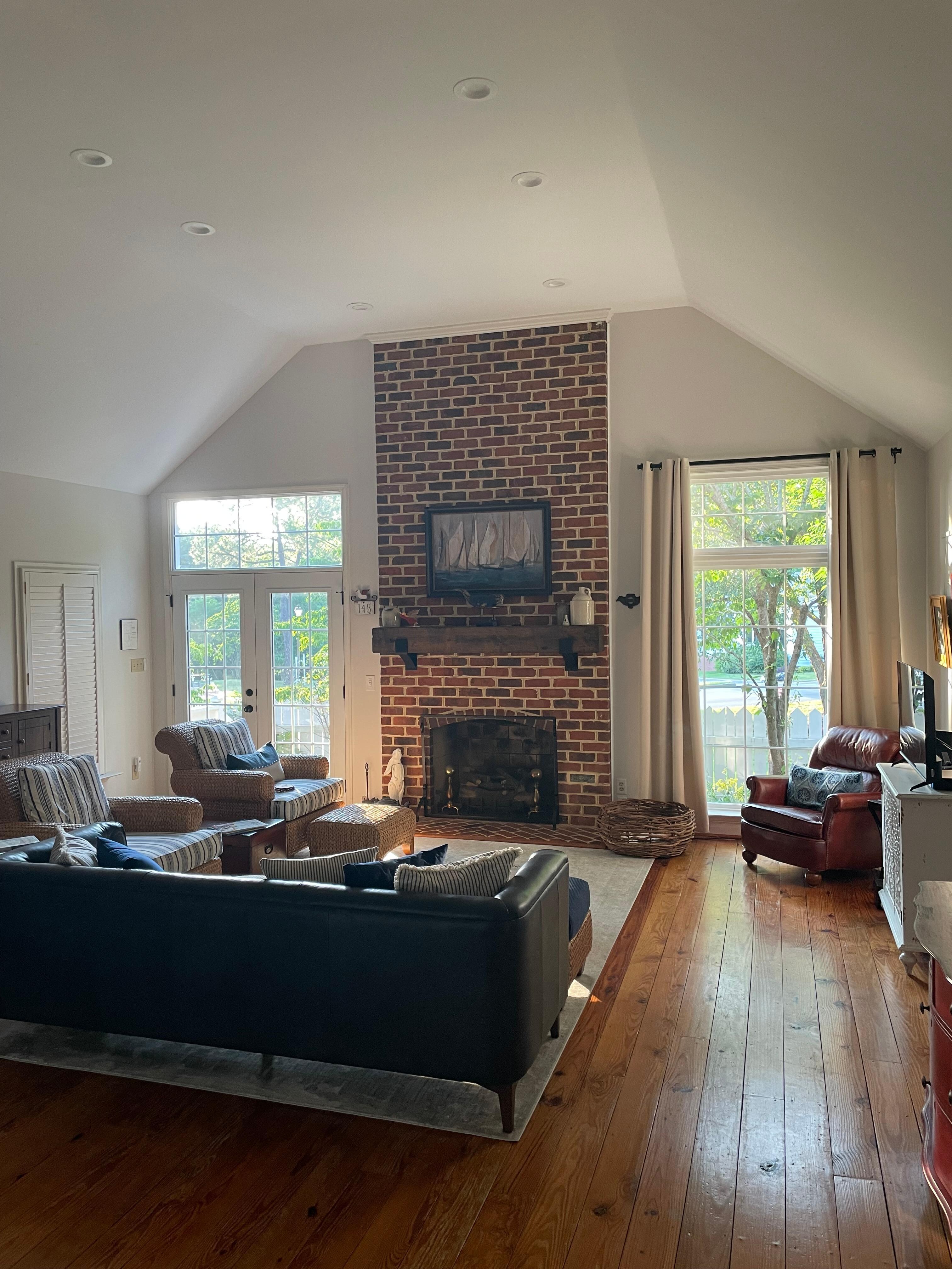 The beautiful, cozy living room