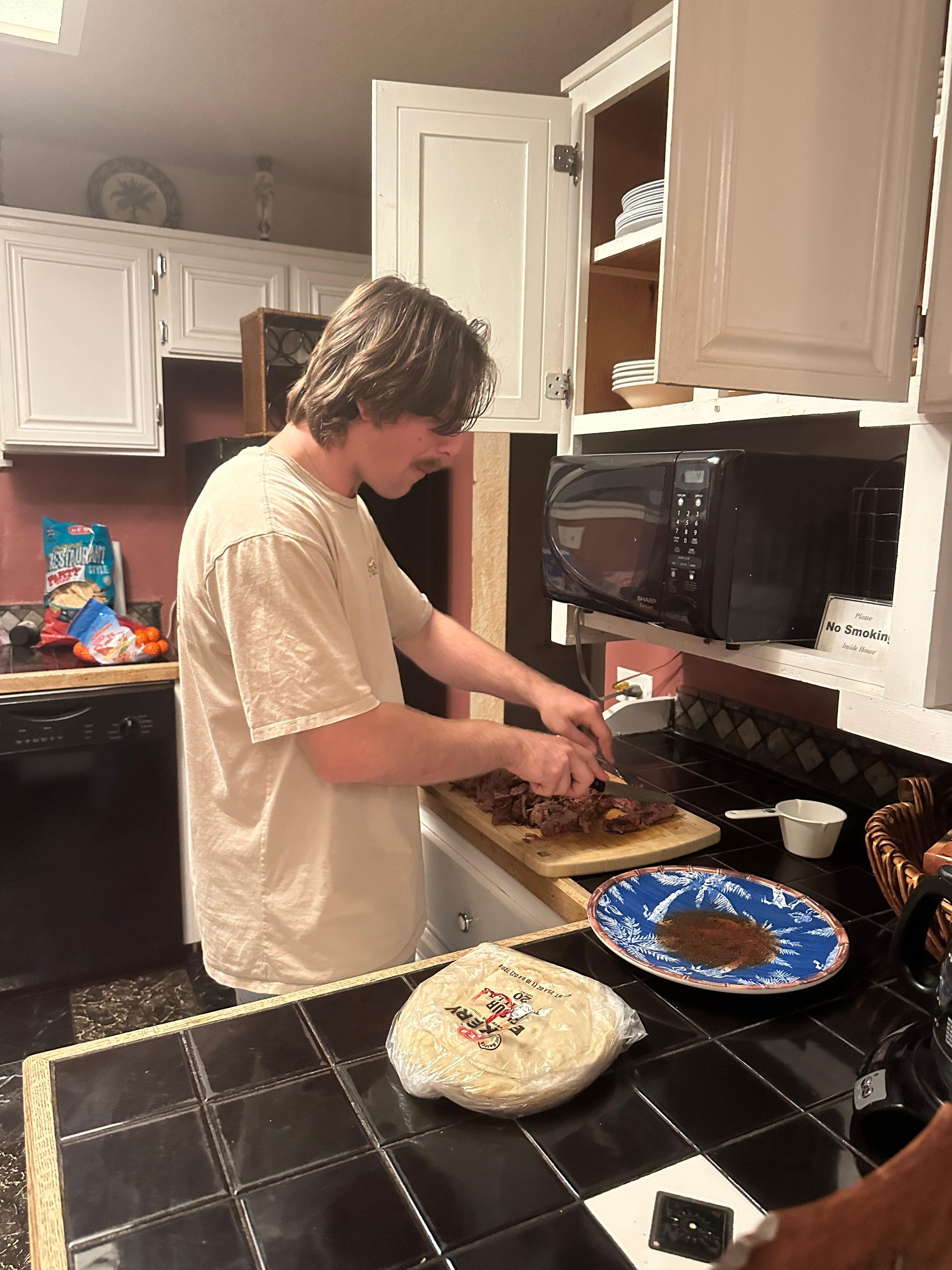 Fun cooking in the kitchen and used the grill too