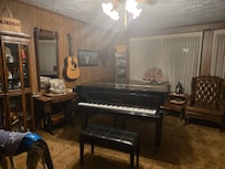 We enjoyed this quintessential mid century modern home, and the opportunity to play music together.