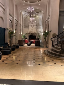 beautiful lobby area