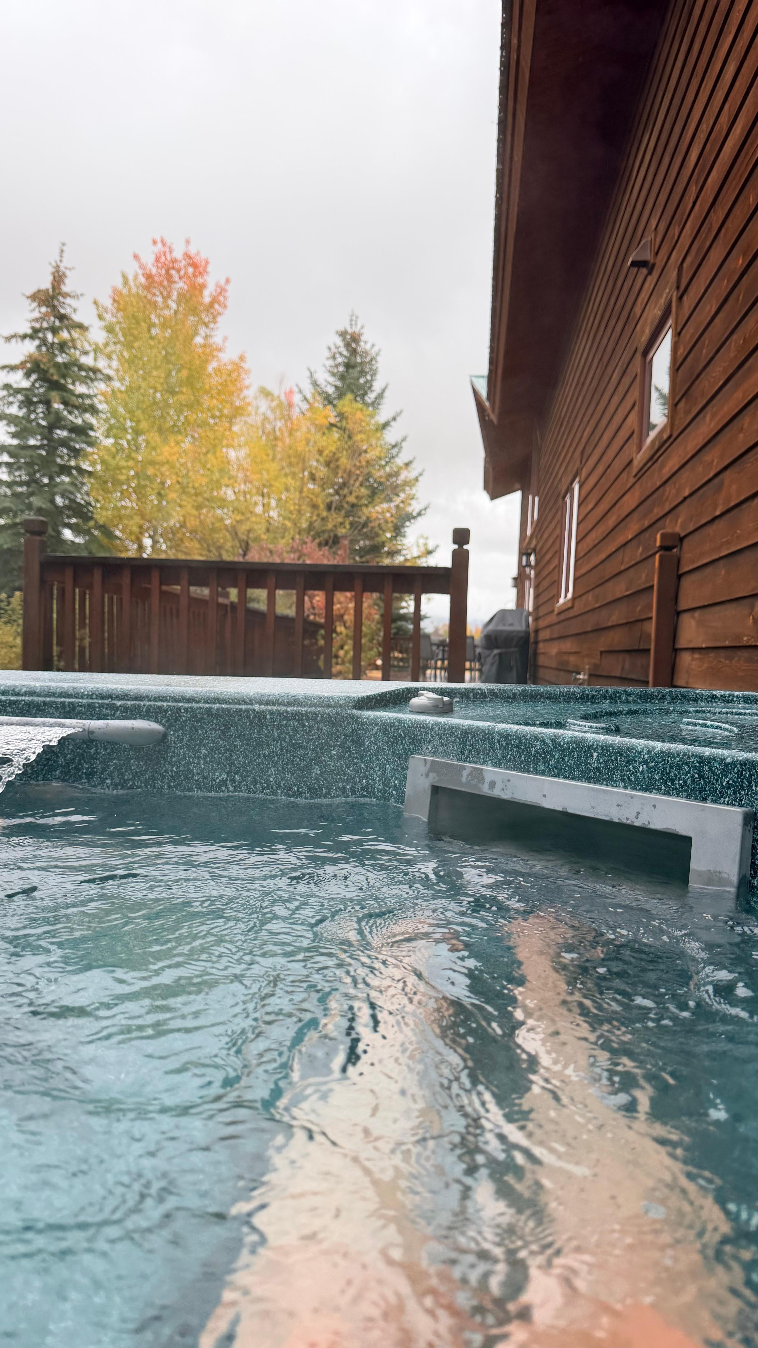 Hot tub was amazing!