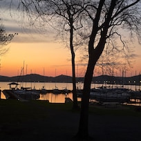 Beginning of Sun rise as we sip coffee on the back porch.