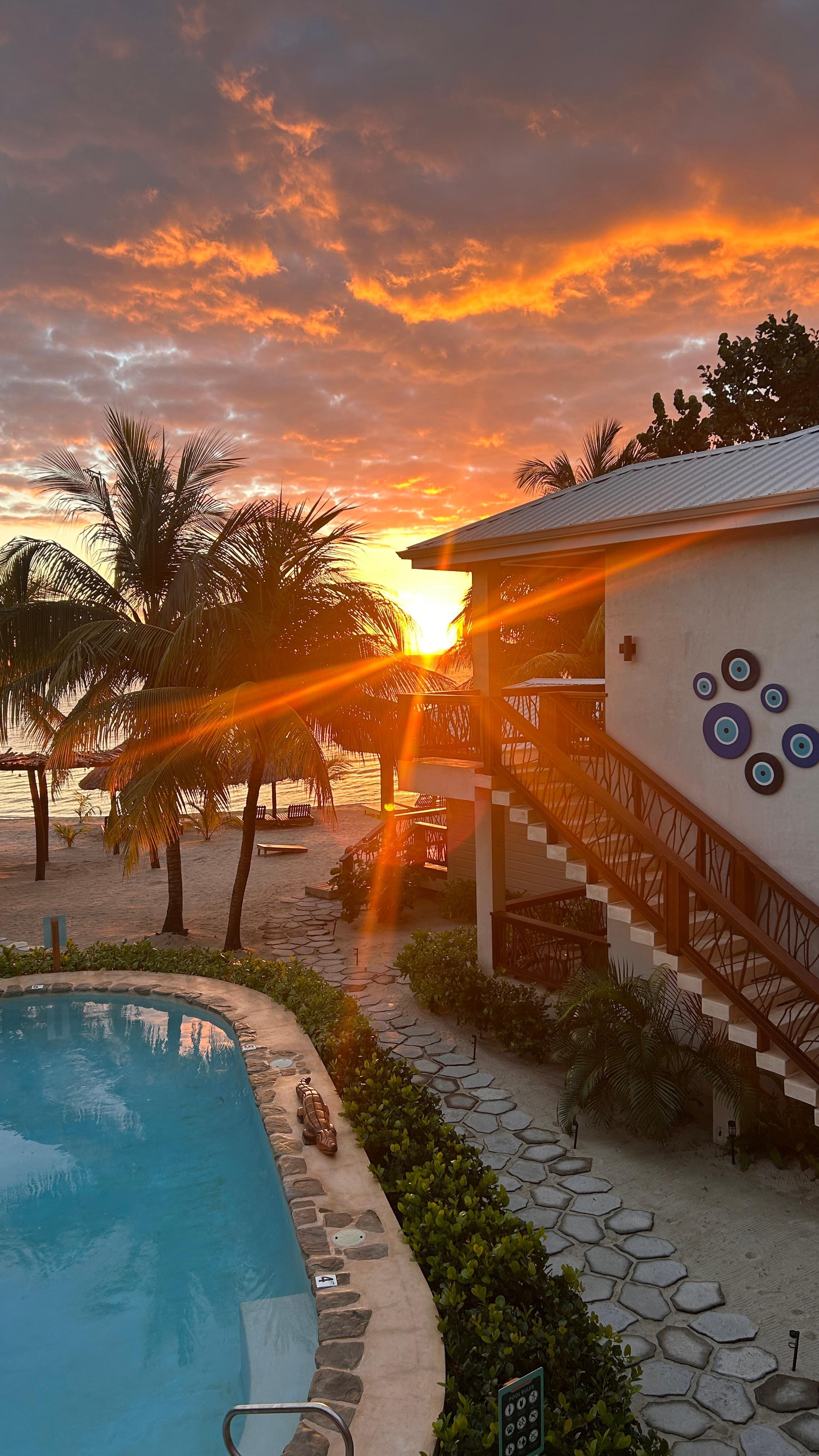 Sunrise from our room