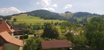 Blick vom Balkon
