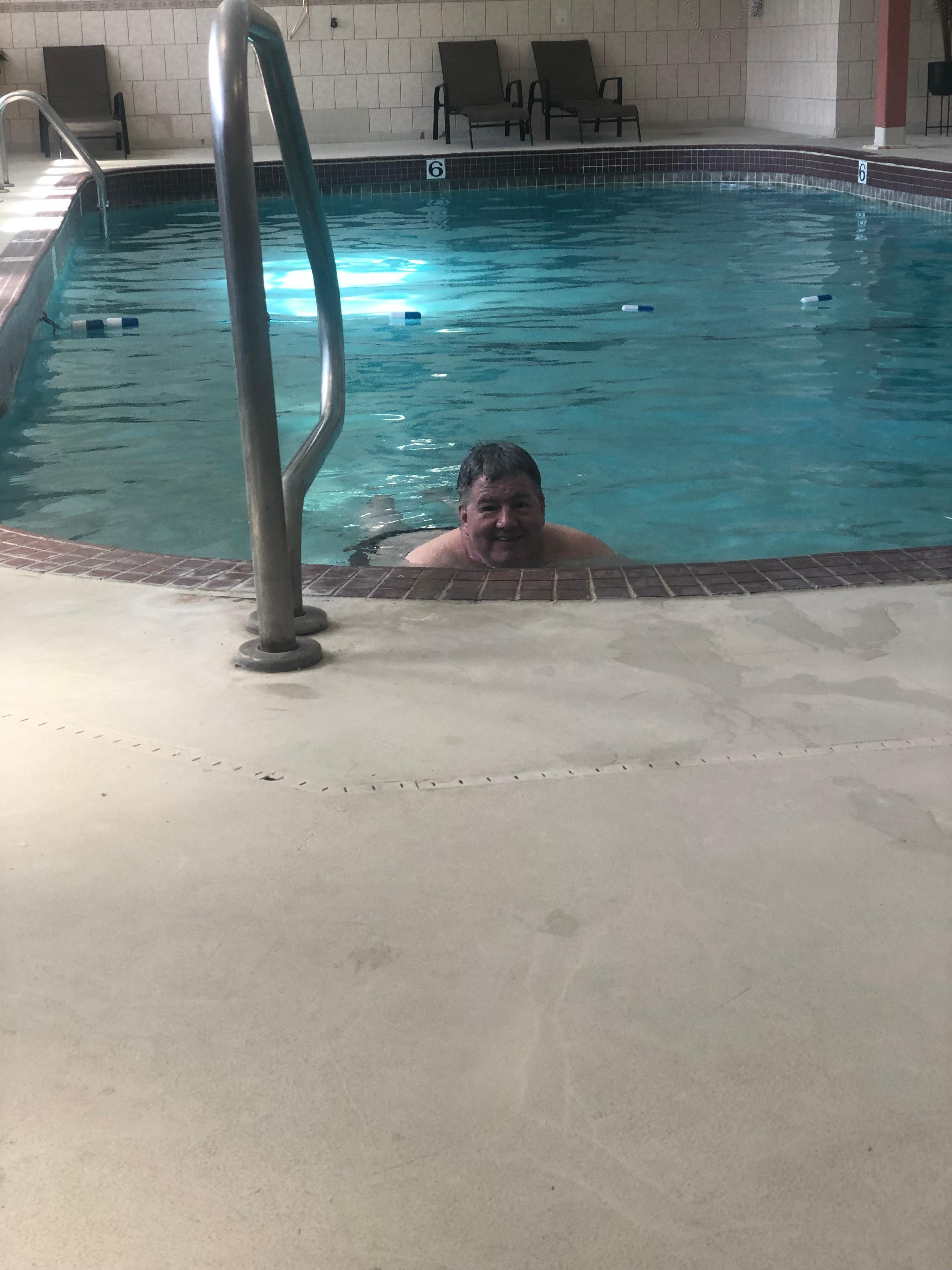 Pool was really warm