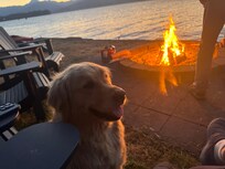Marlowe loves S’mores