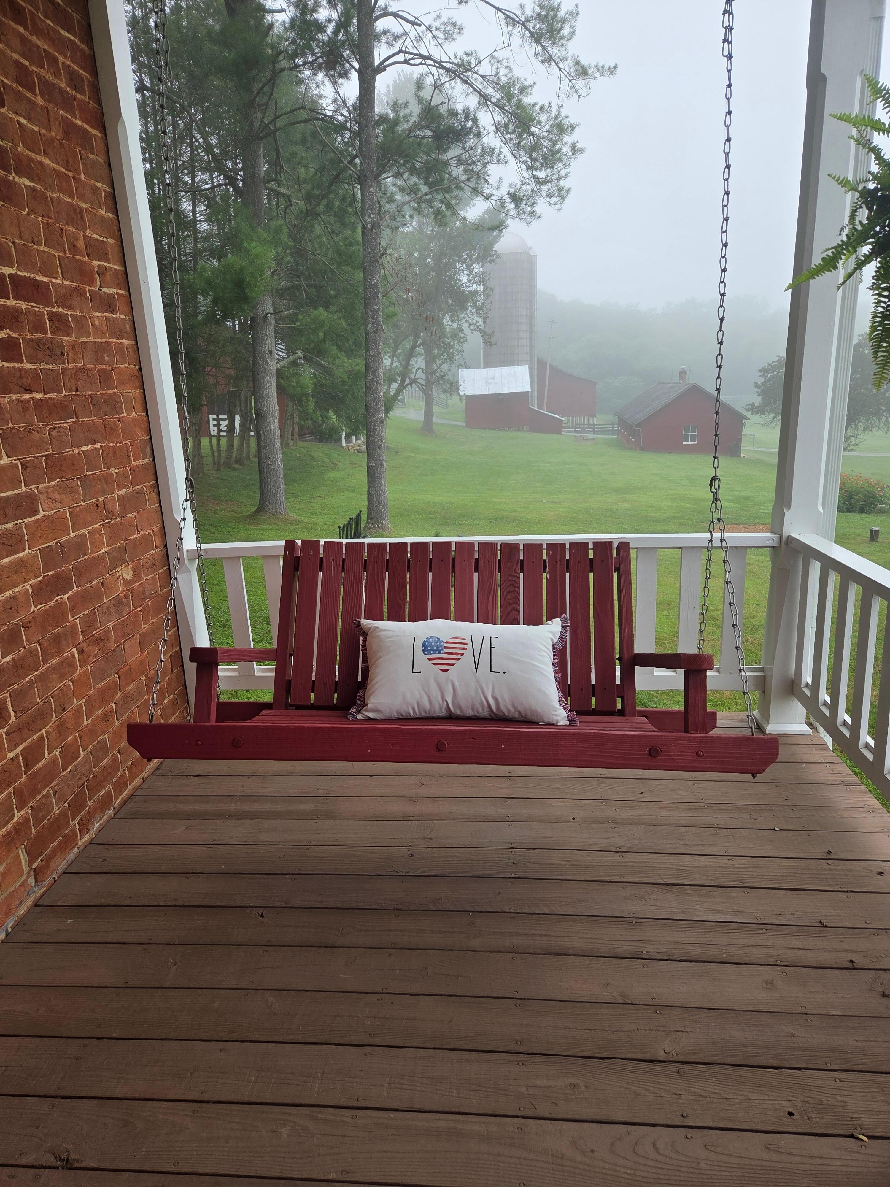 Front porch swing