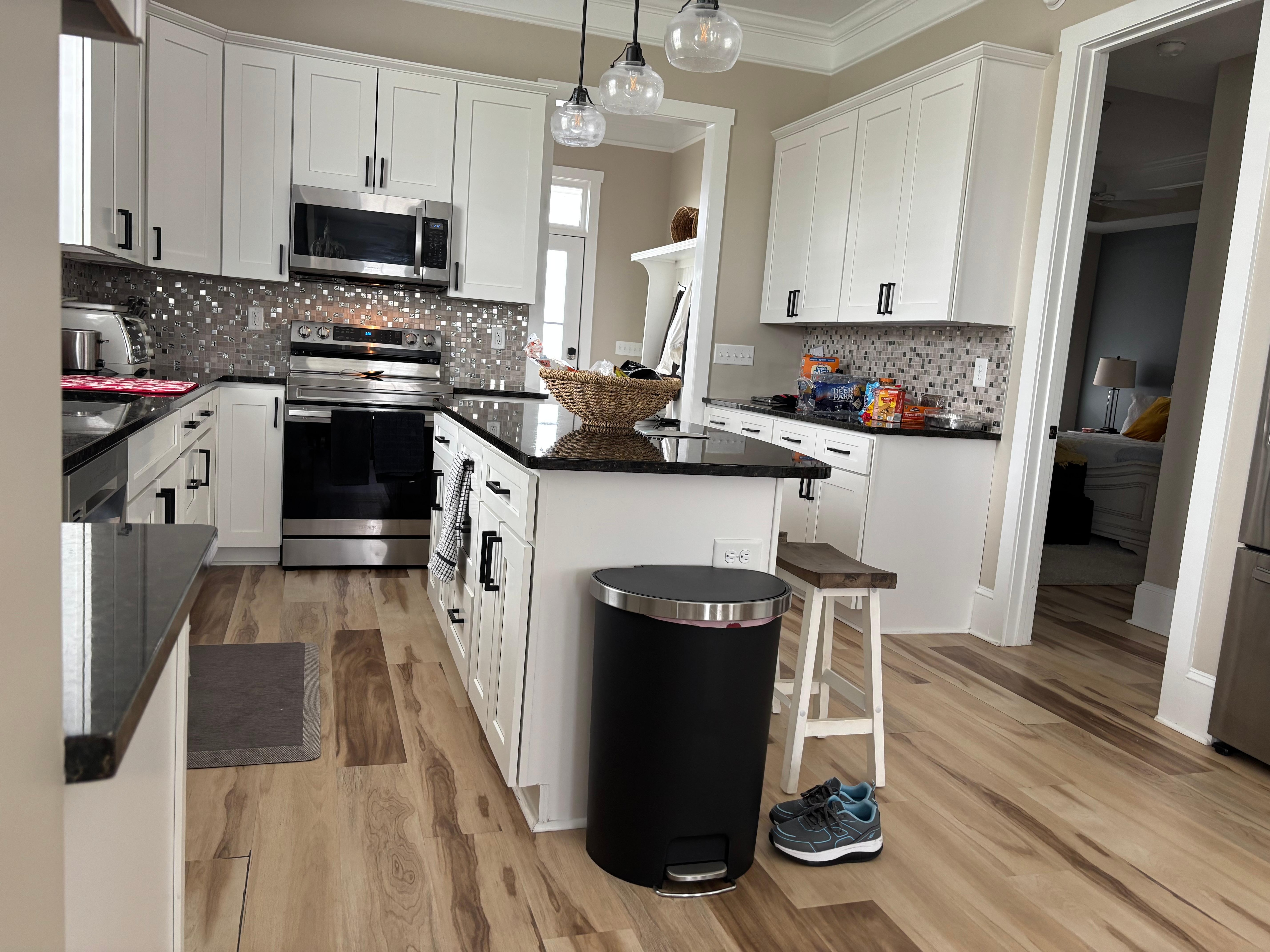 Just a shot of the spacious kitchen during our stay. 