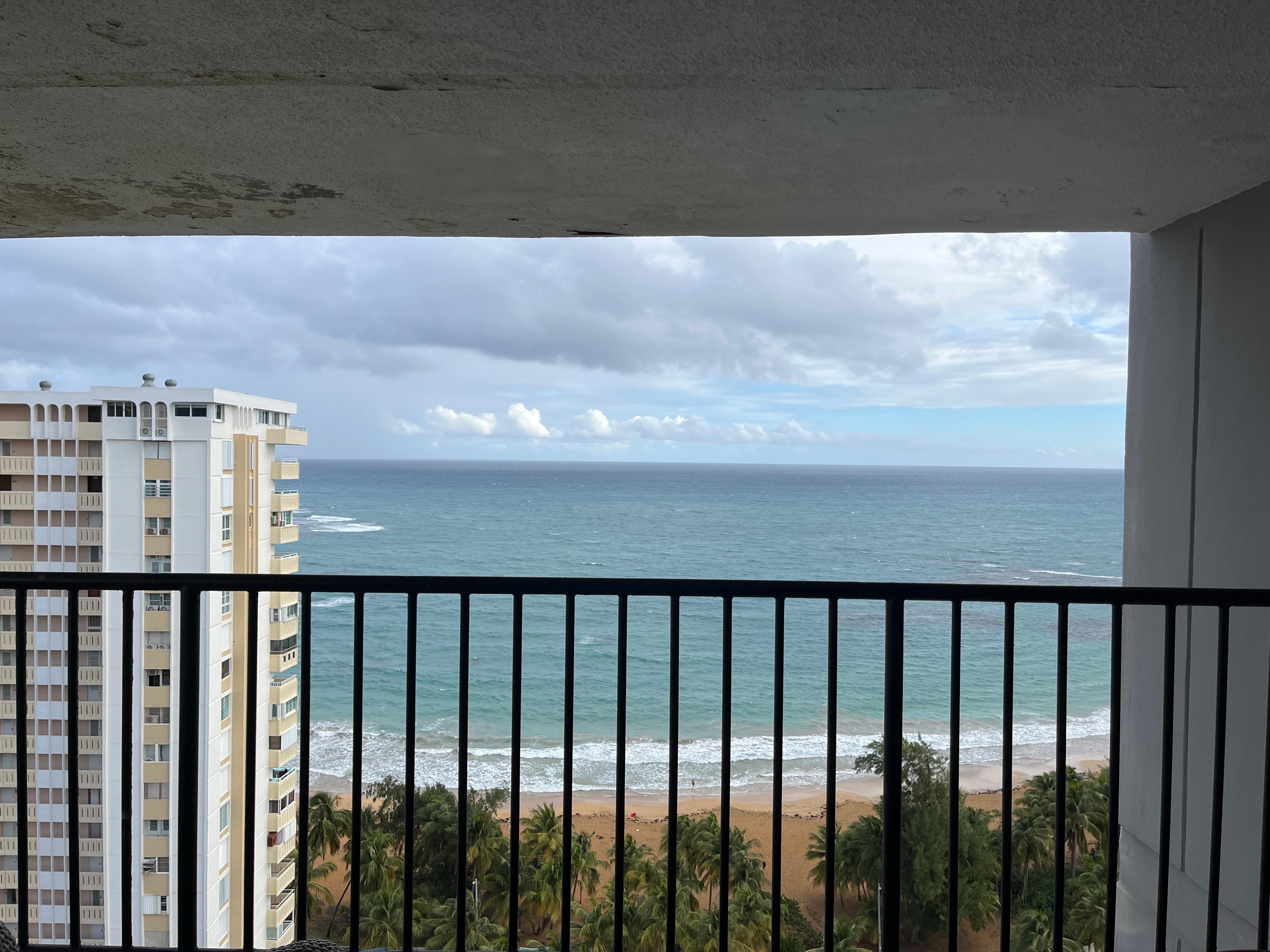 From inside the condo