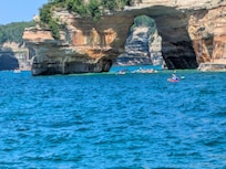 Boat trip at Picture Rocks in Munising, MI