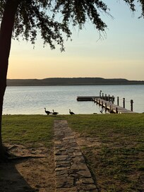 View from the back porch