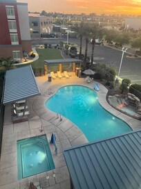 View out our top floor room.