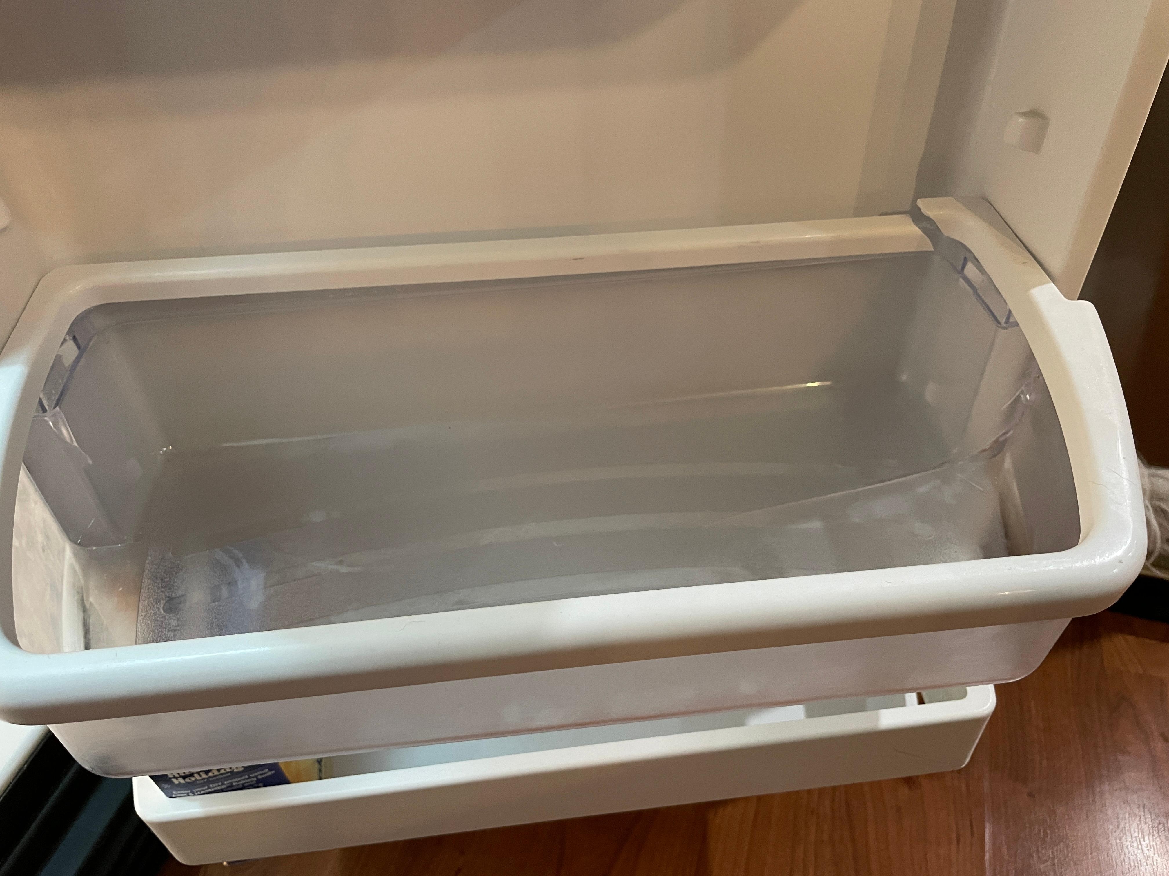 Refrigerator shelf broken