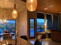 Stunning architecture and beautiful lighting.