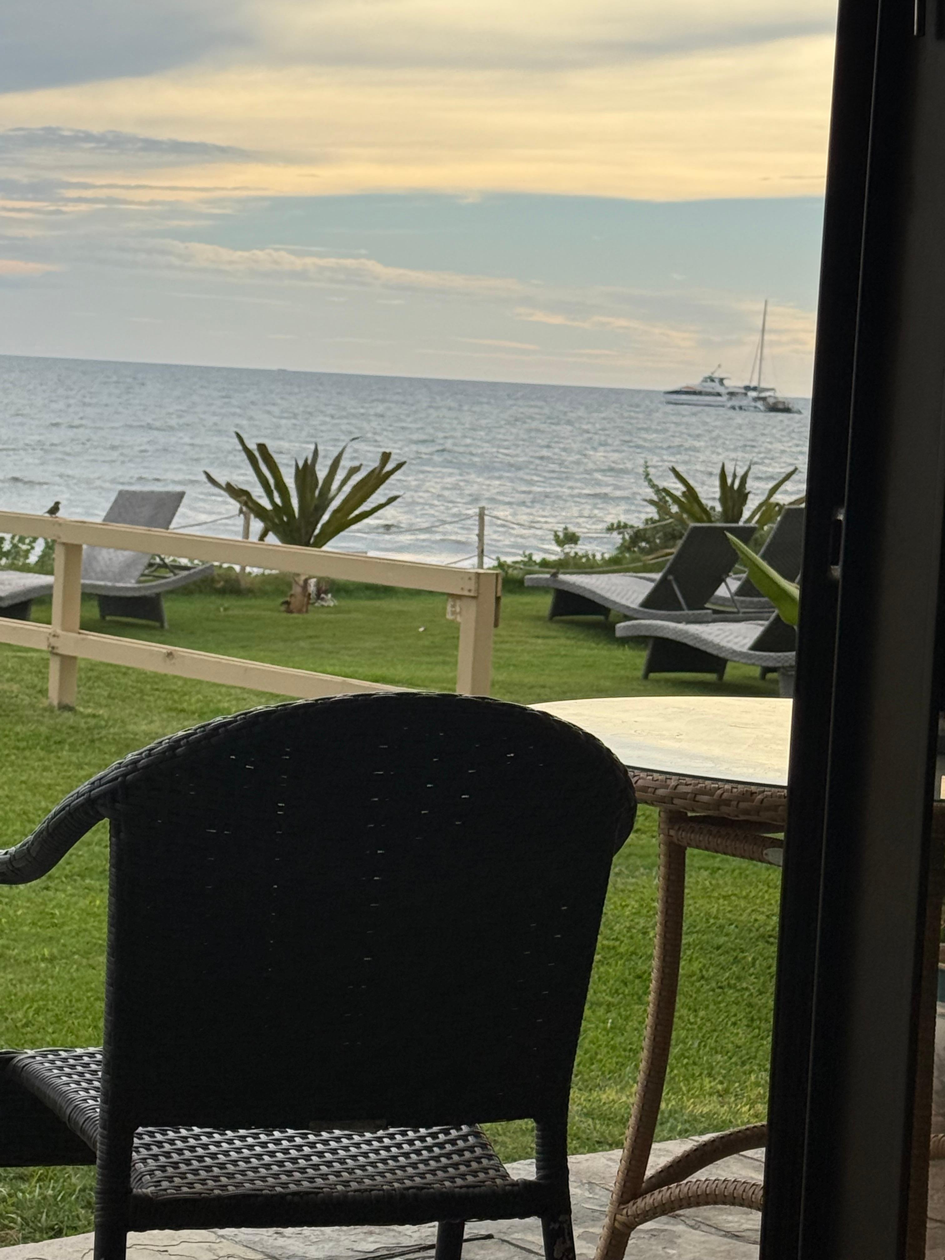 Looking through the slider