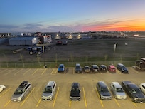 View of back parking lot