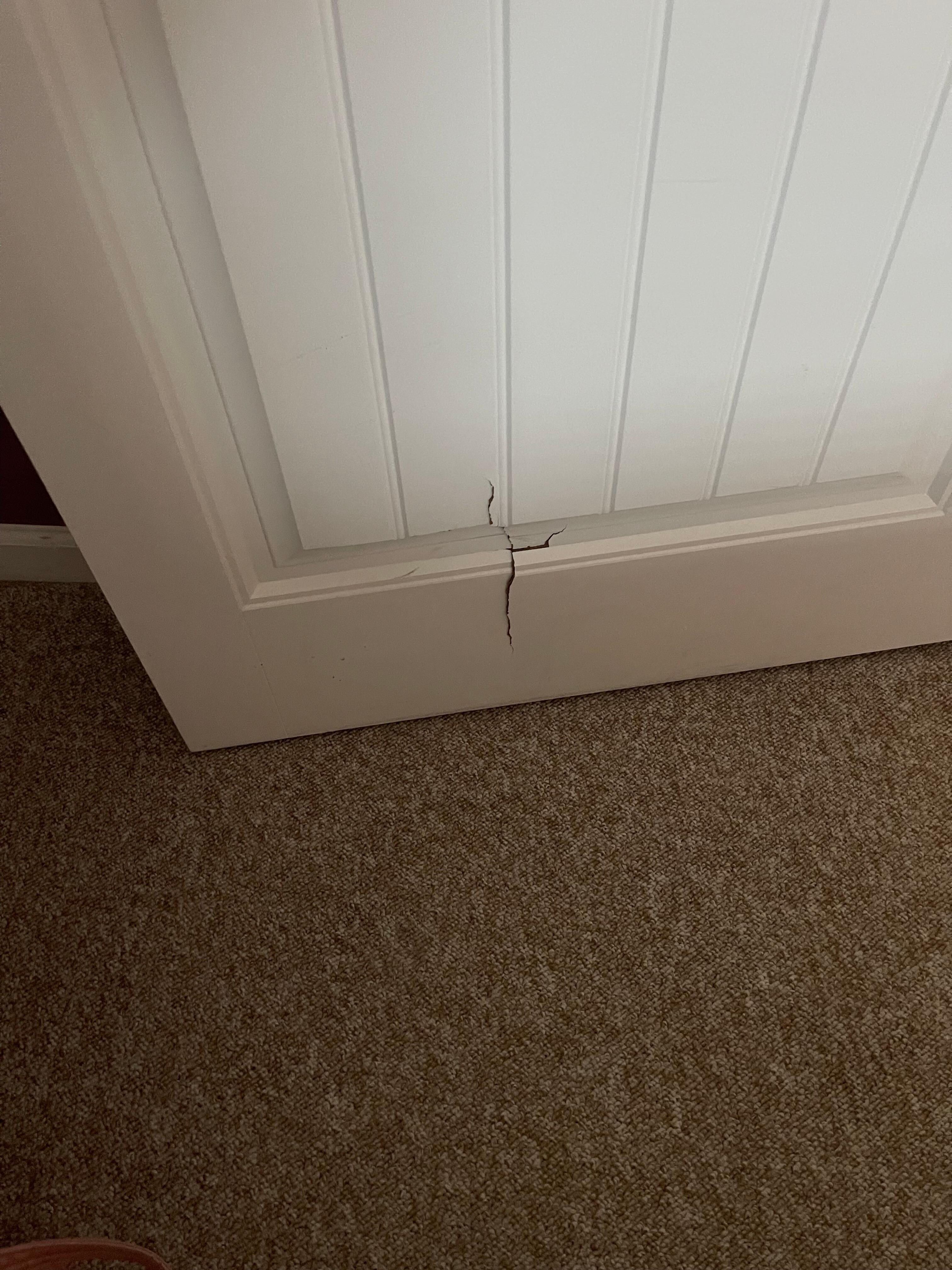Broken door