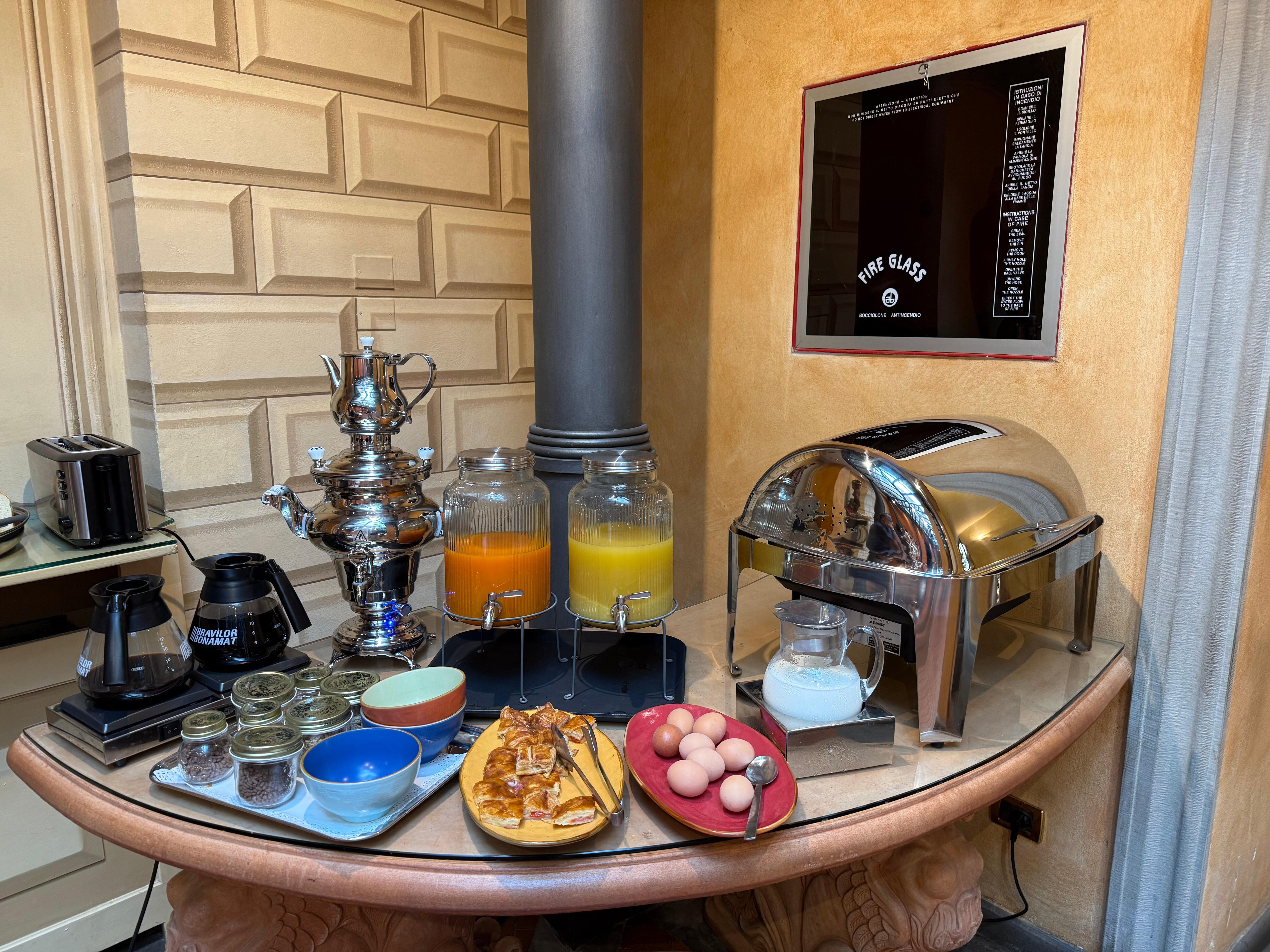 Breakfast buffet