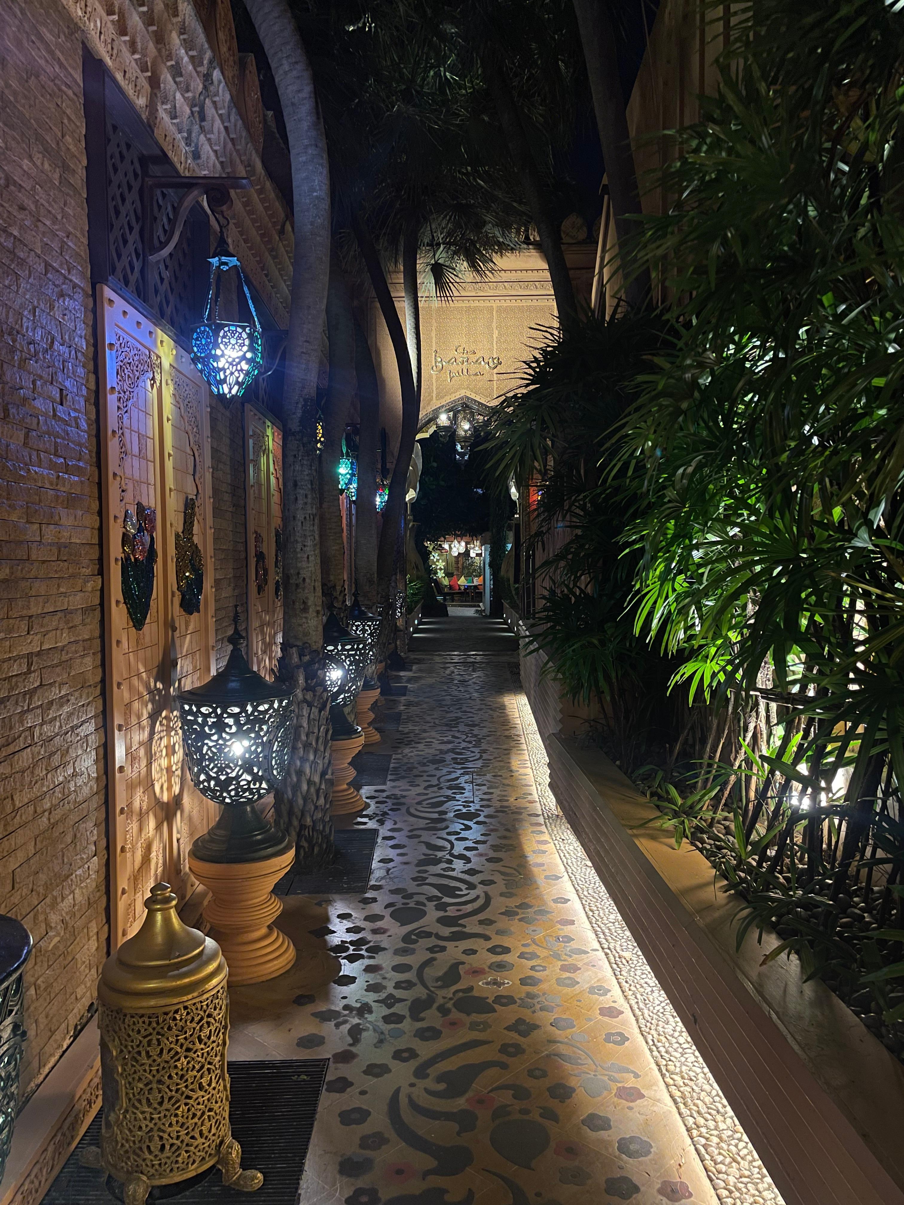 The hotel common areas are beautifully decorated