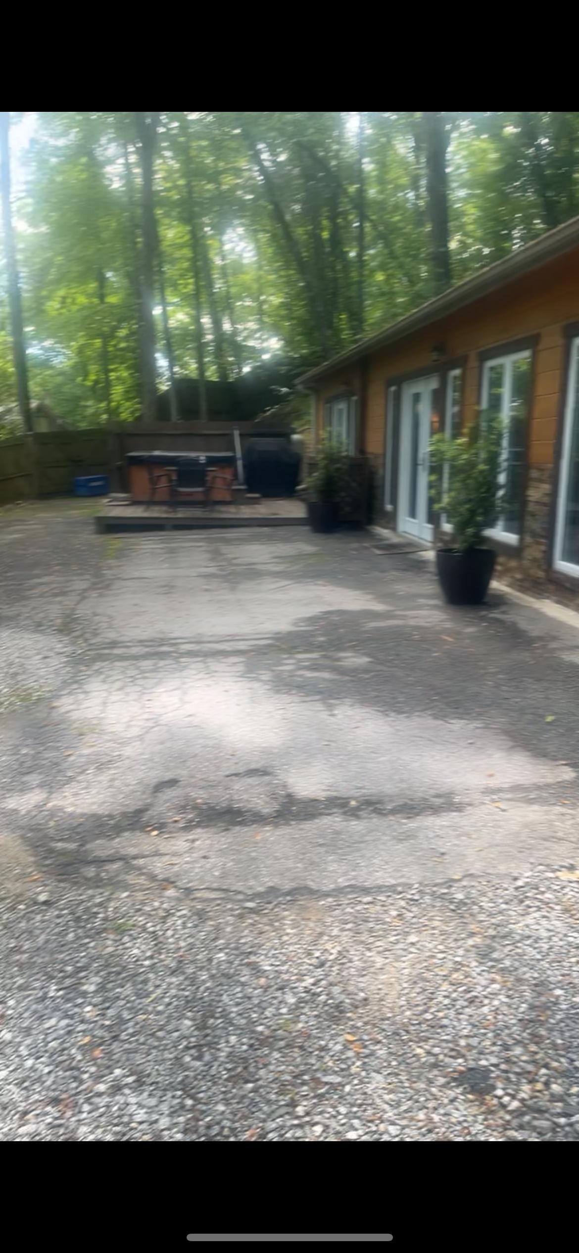Front of cabin