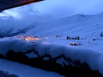 Vue de la terrasse de l’appartement