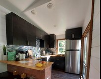 Kitchen, from the living room.