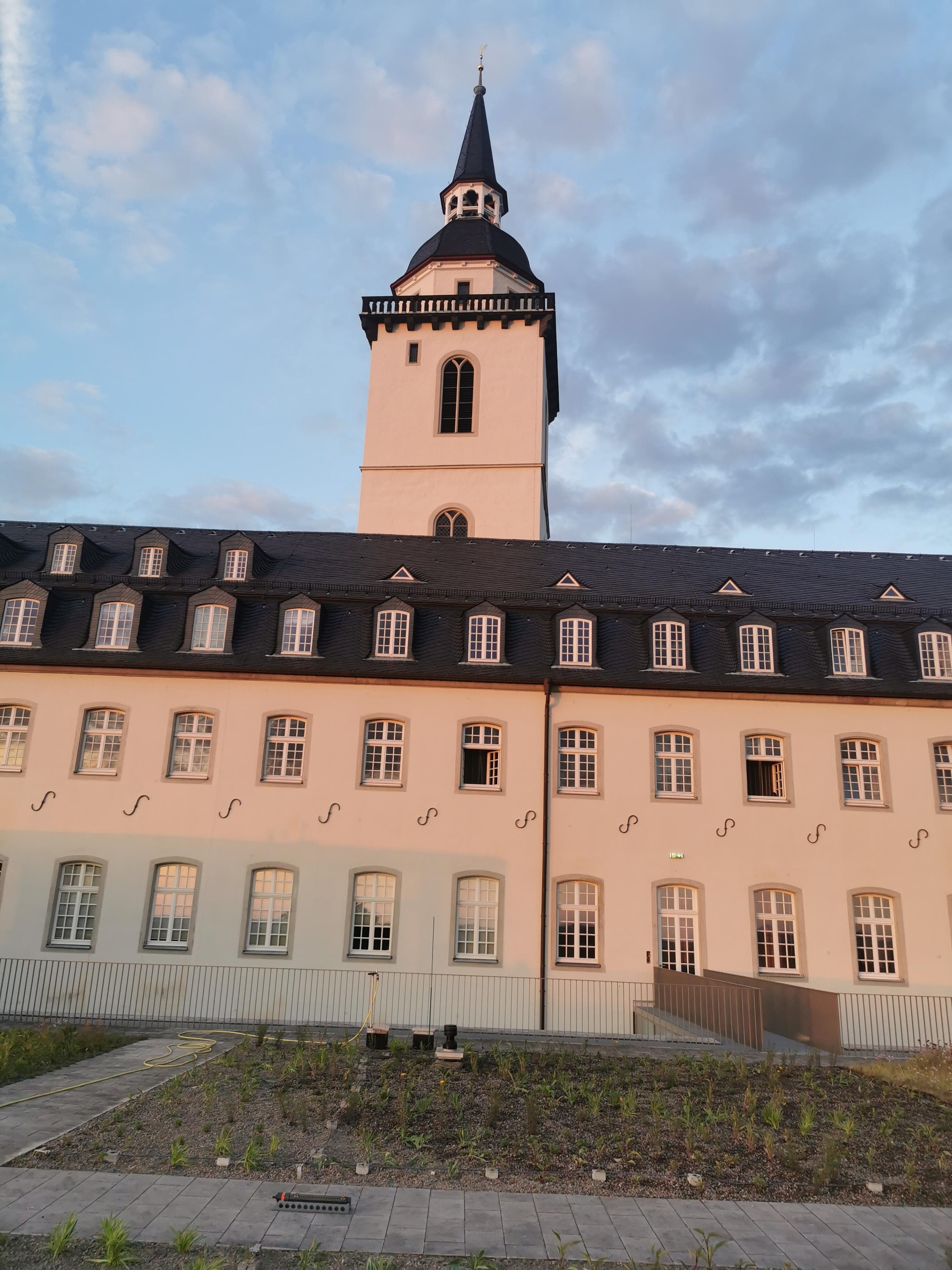 The building
