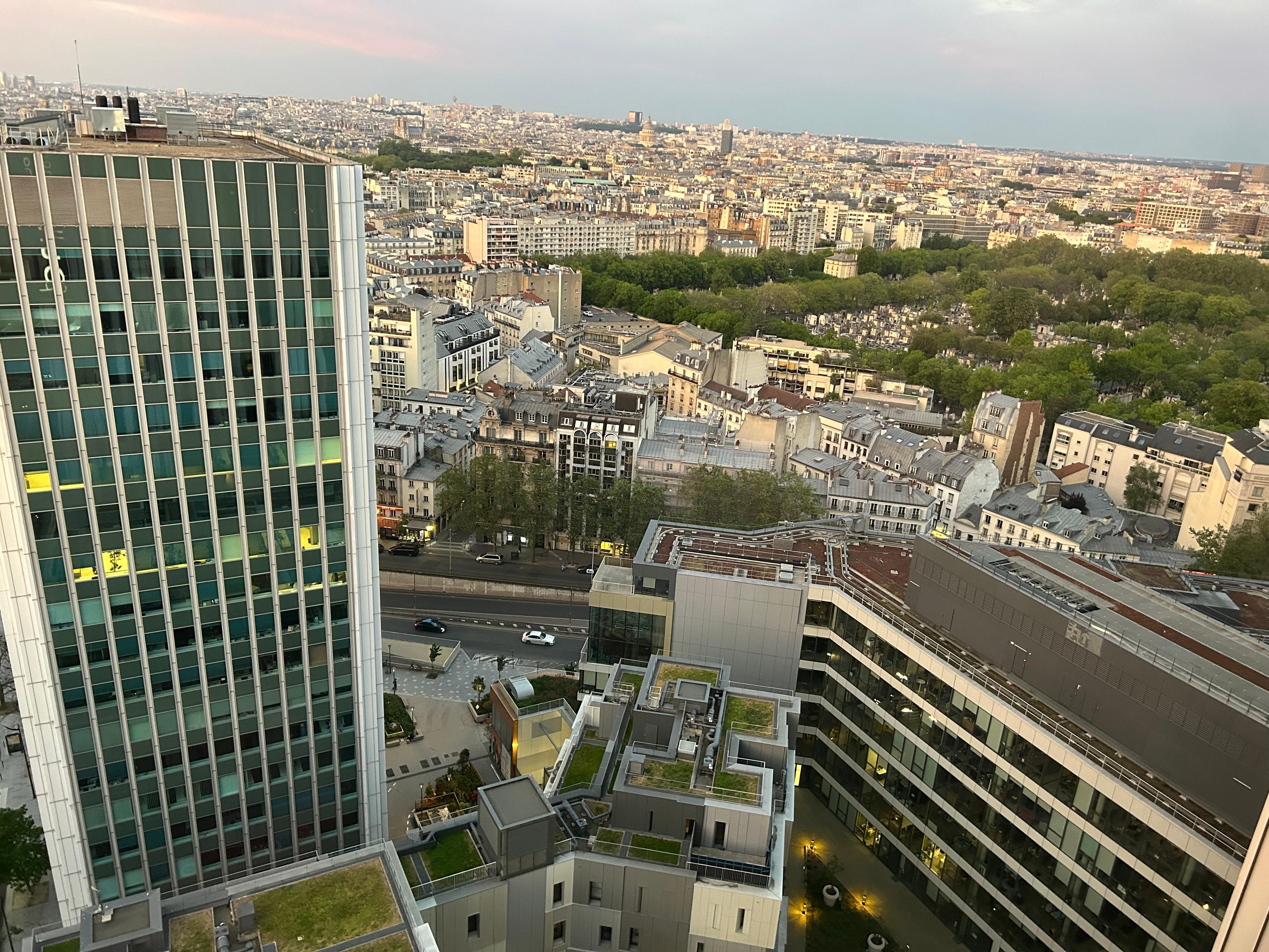 Blick aus dem Zimmer im 22.Stock