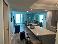 Kitchen and living area