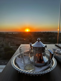 Terrasse du bar au 4iem étage 🥰👌🏽🇲🇦