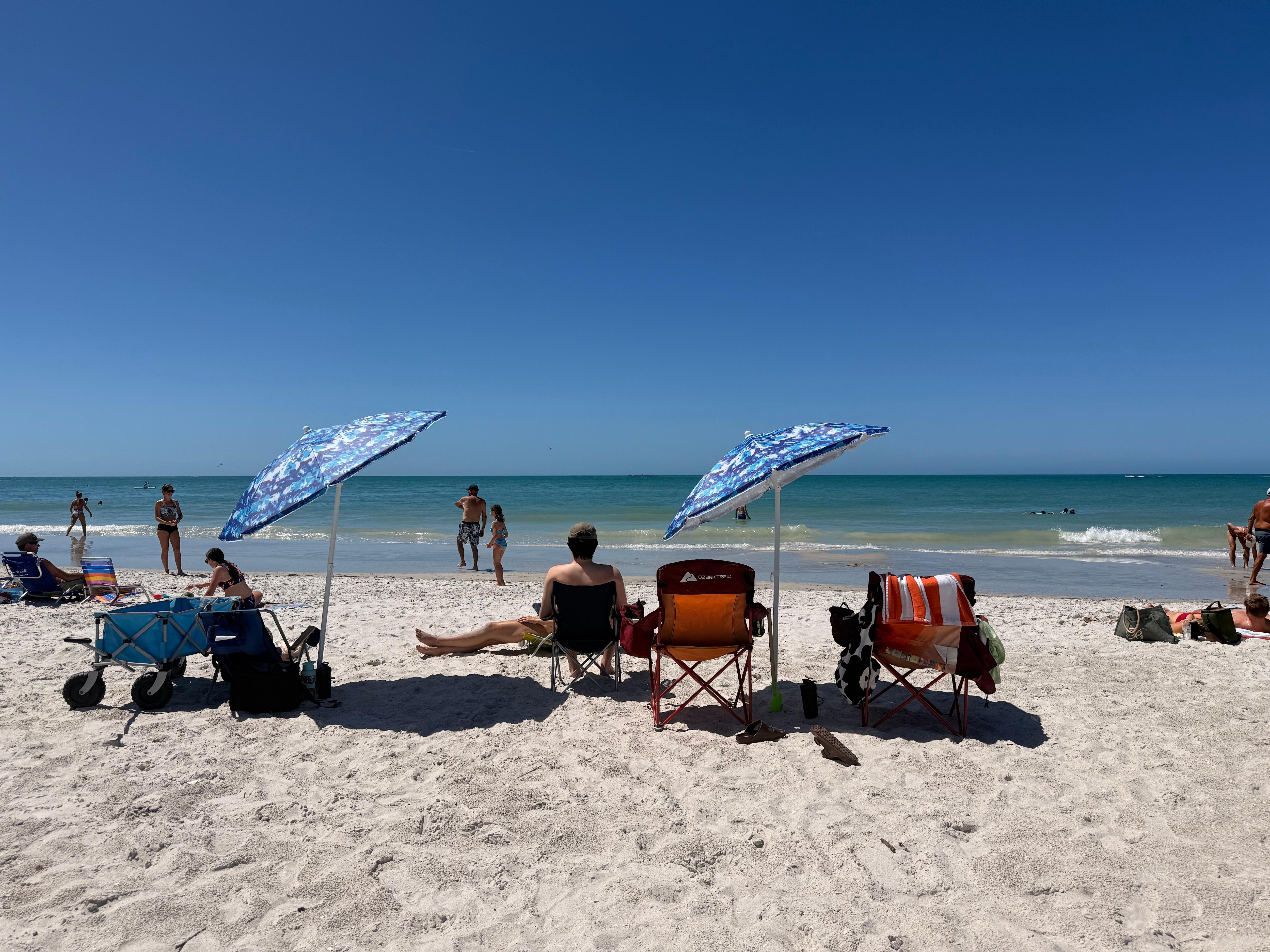 Beach gear available in condo closet 