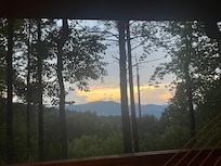 View from hammock on porch