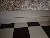 Tile looked as if no one cleaned it