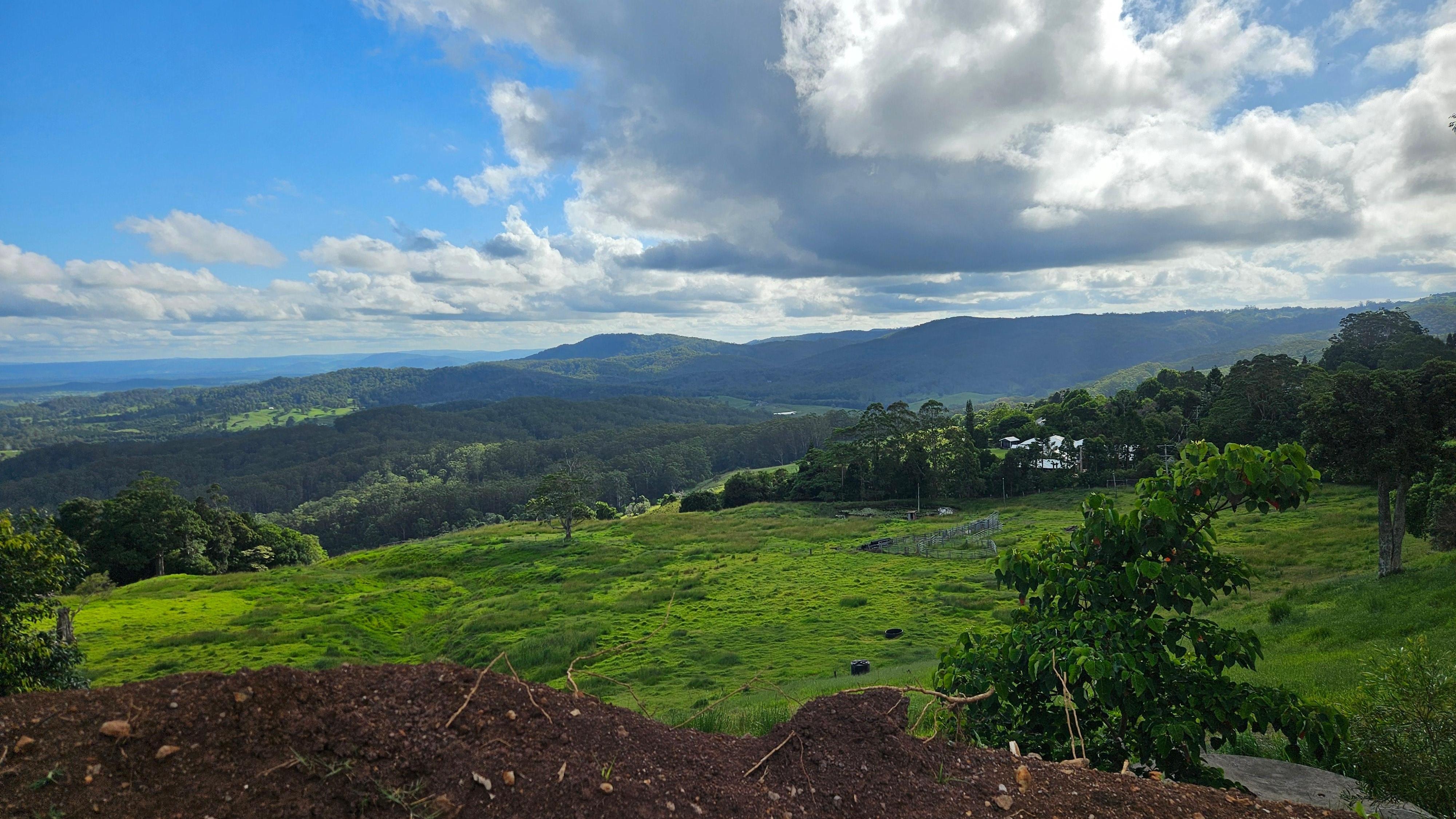 A view from the side