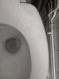 cuvette tachée
