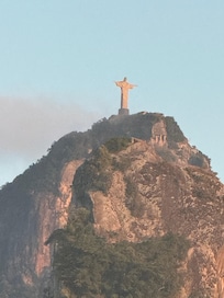 We were surprised to look out of our side windows in our corner room to see Christ Redeemer.