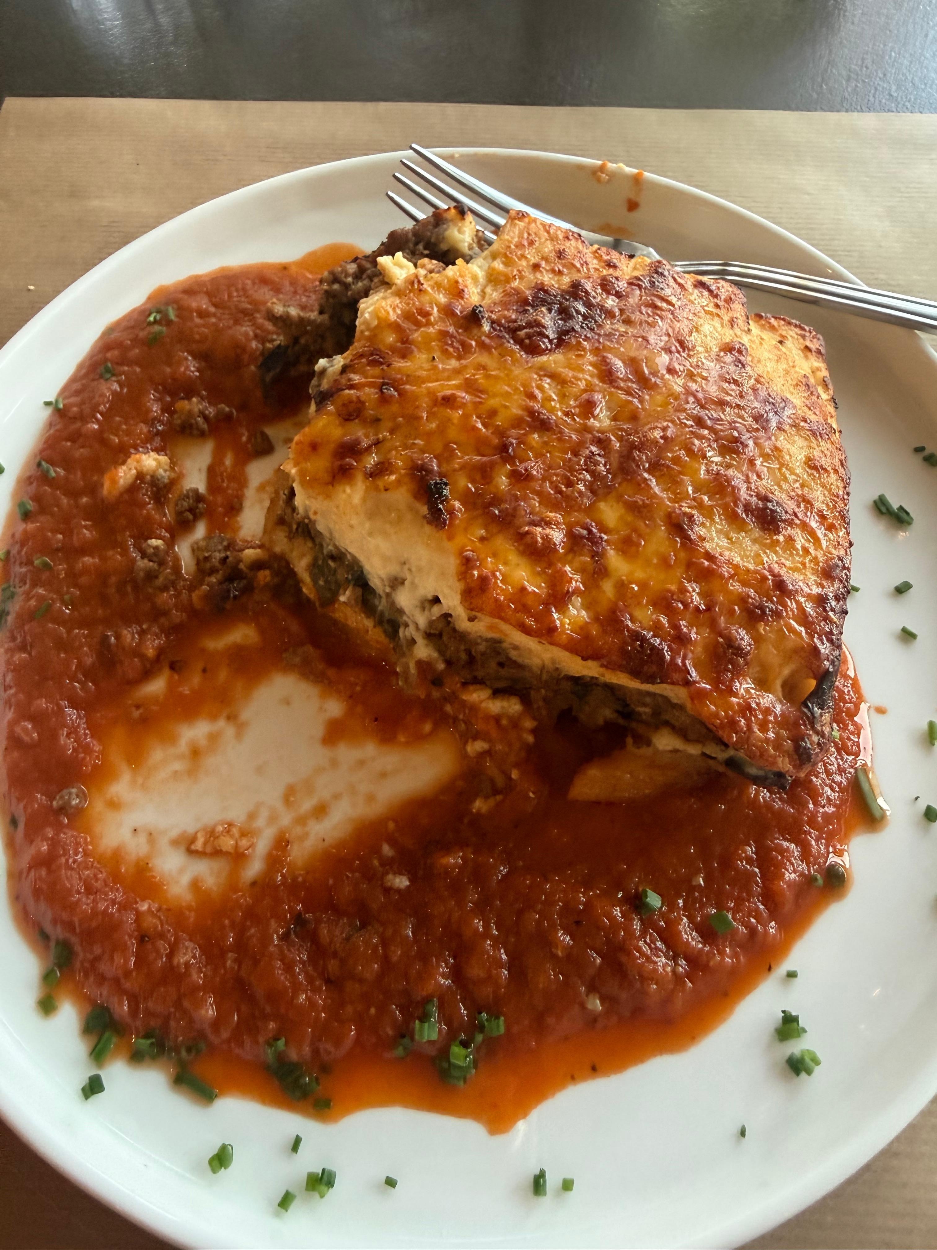 Best moussaka I have ever had 