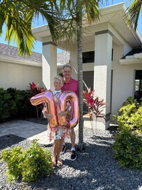 Front door birthday photo !