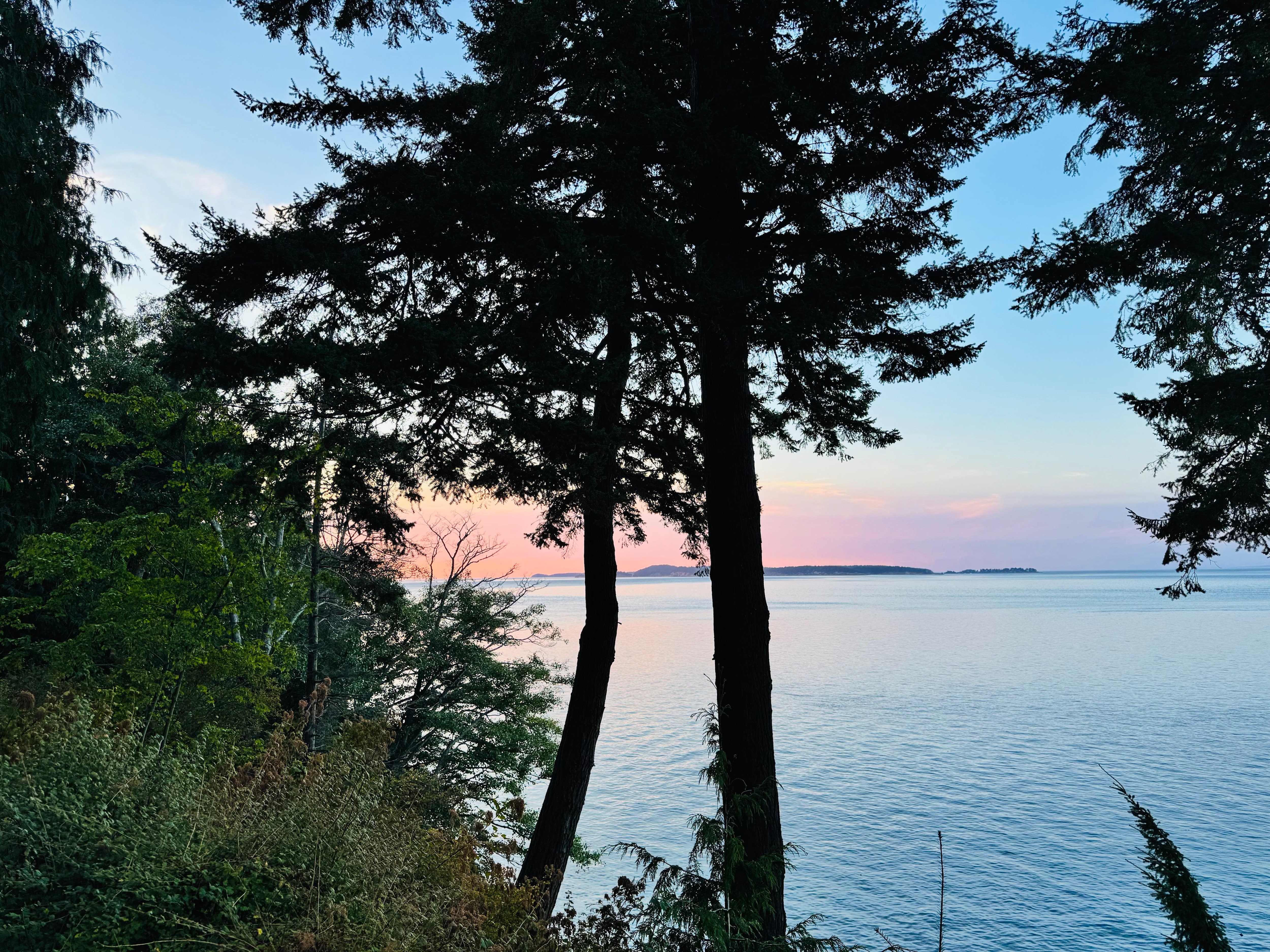 Sunset view from the Deck