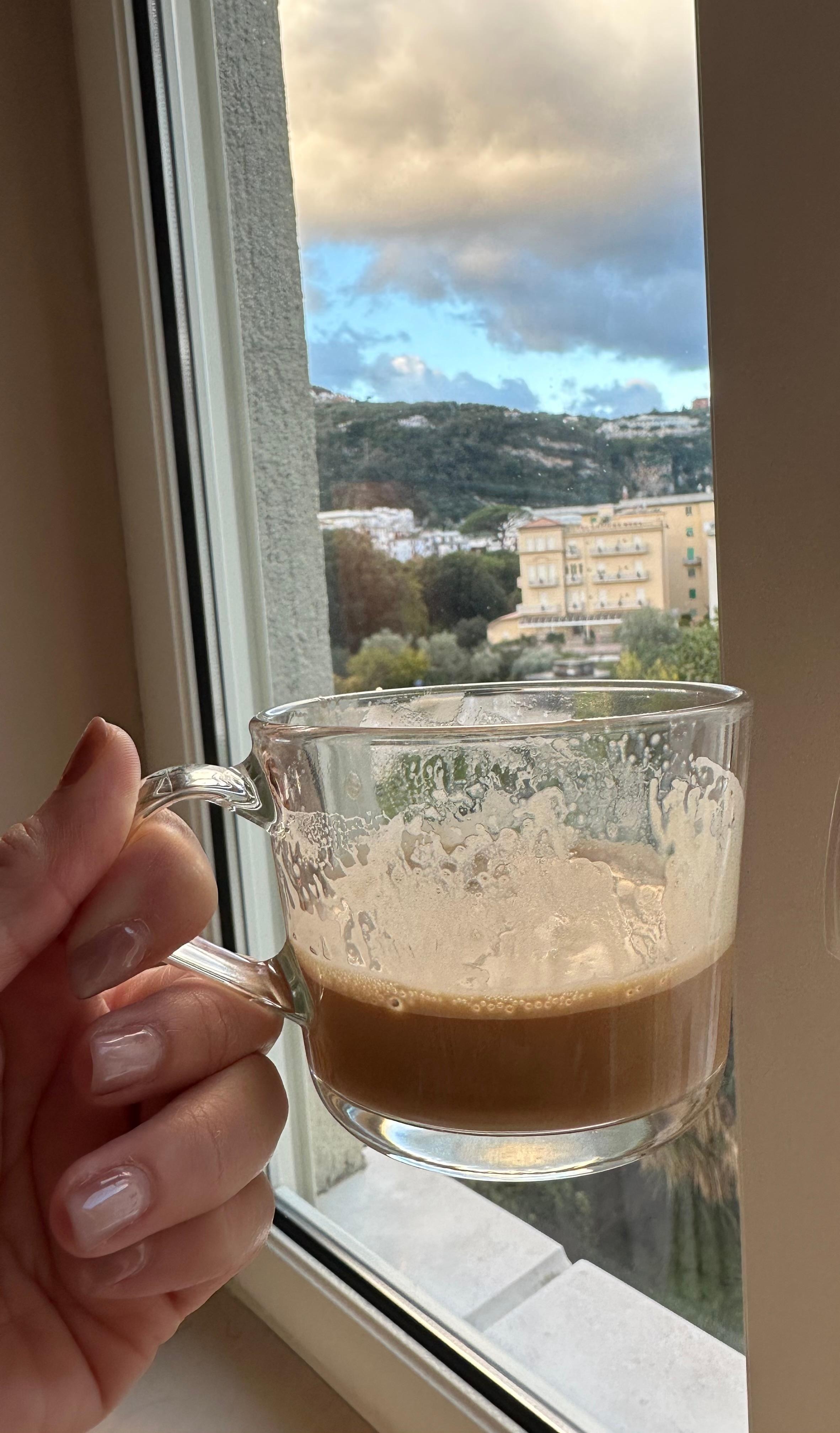 Coffee with a great view!