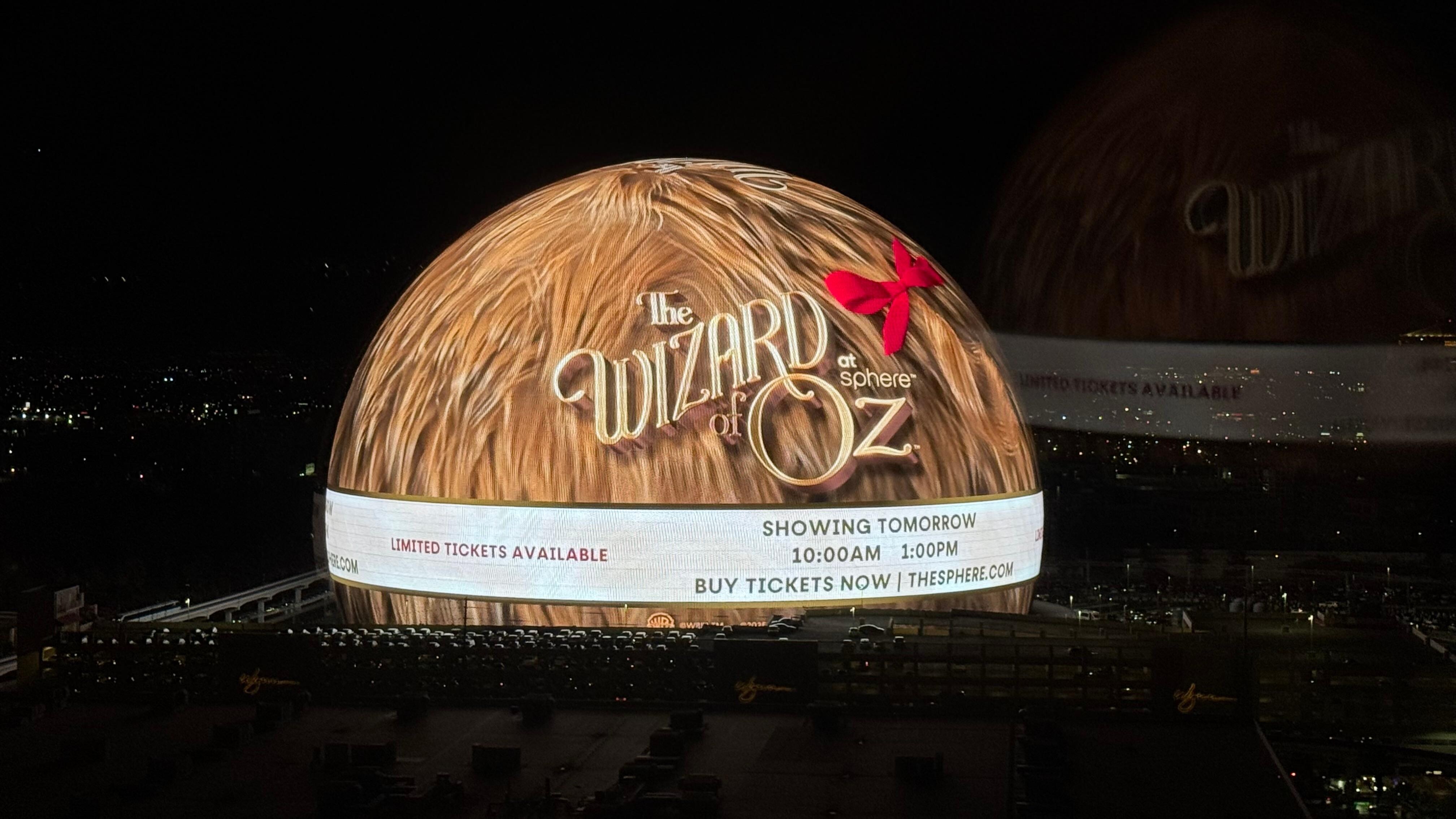 Our view of The Sphere