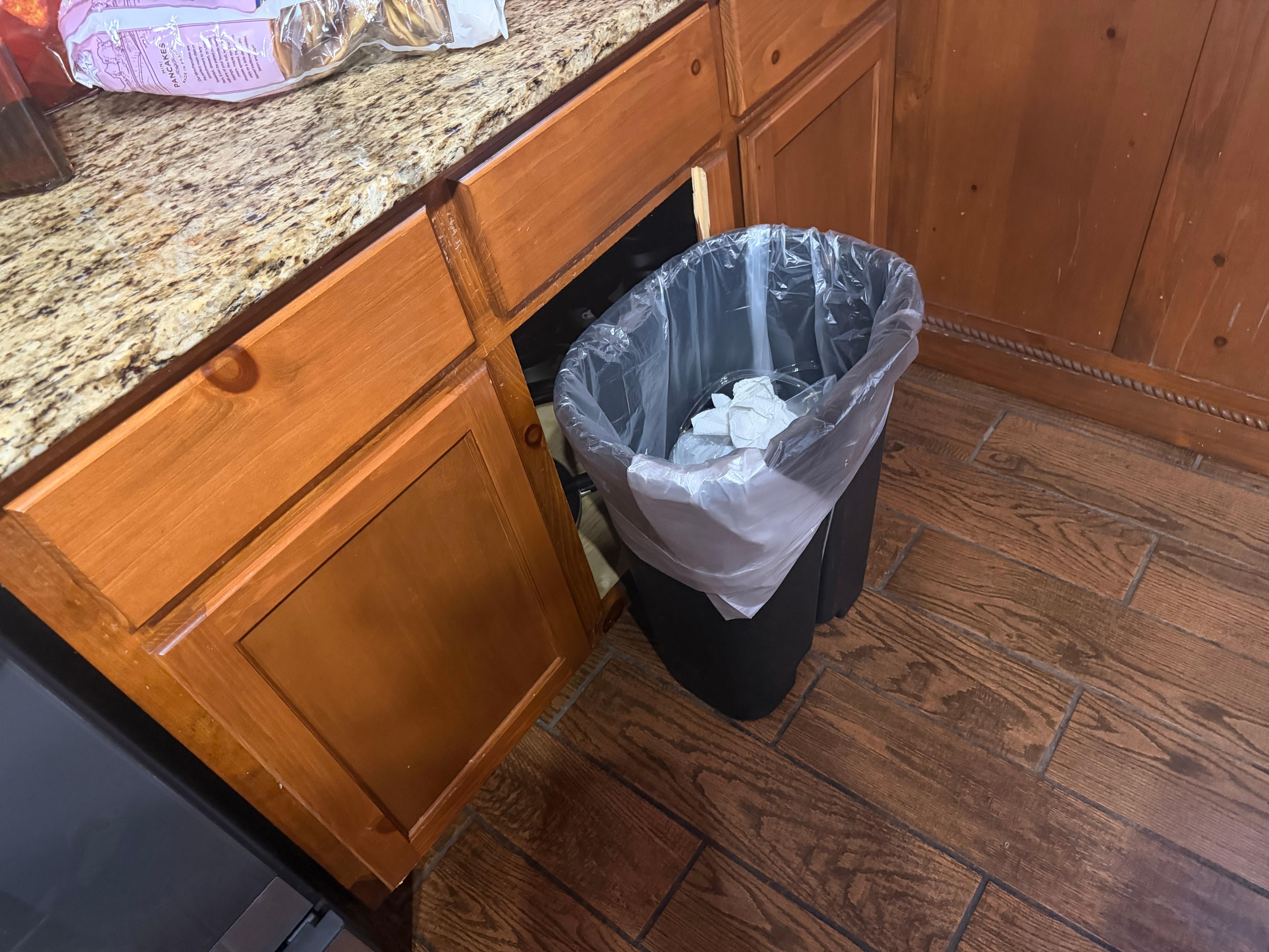 Cabinet door broken off