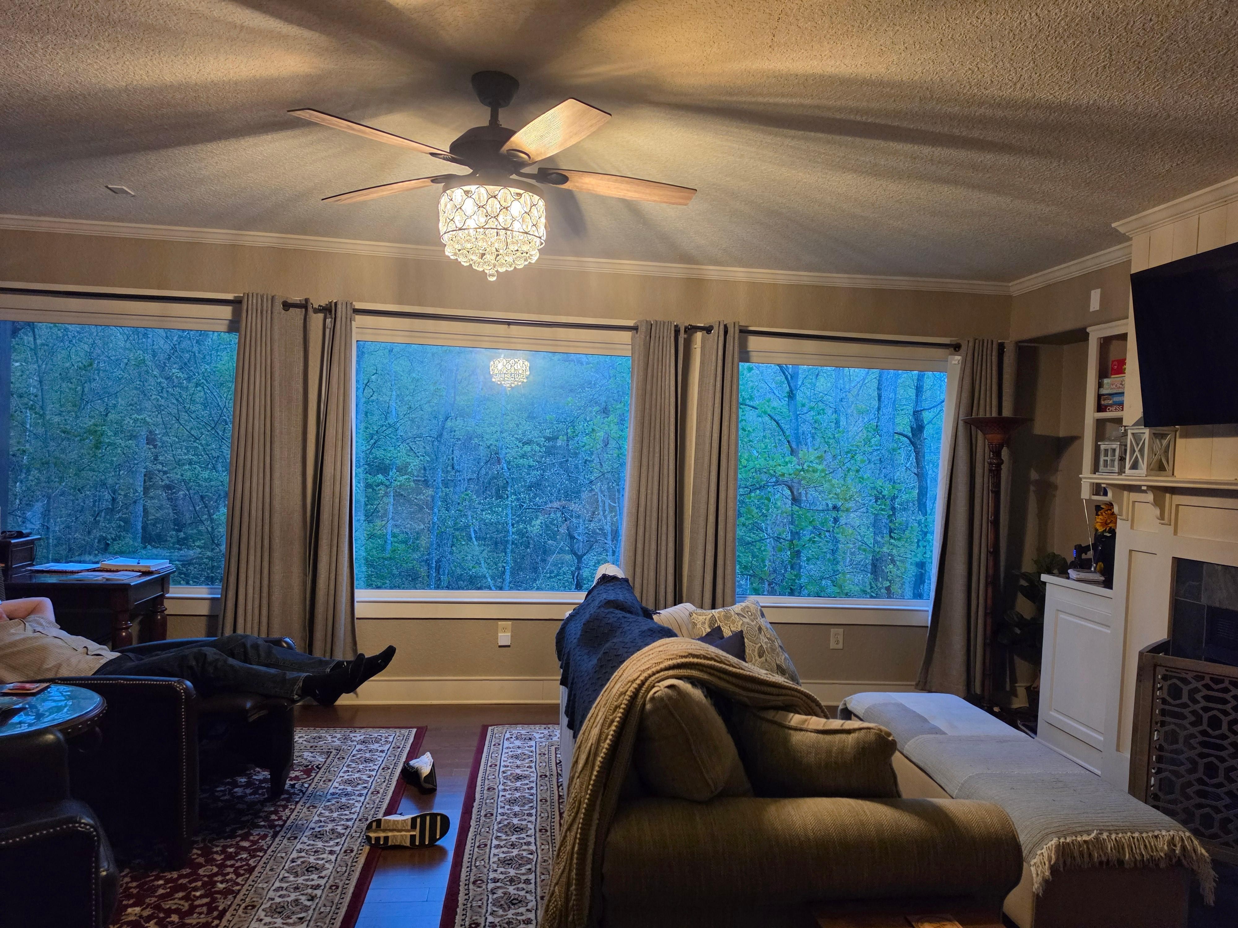 Loved watching the light change in the back