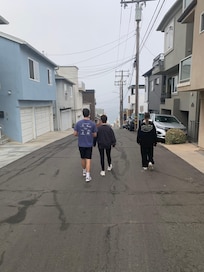 Walking away from condo to get coffee