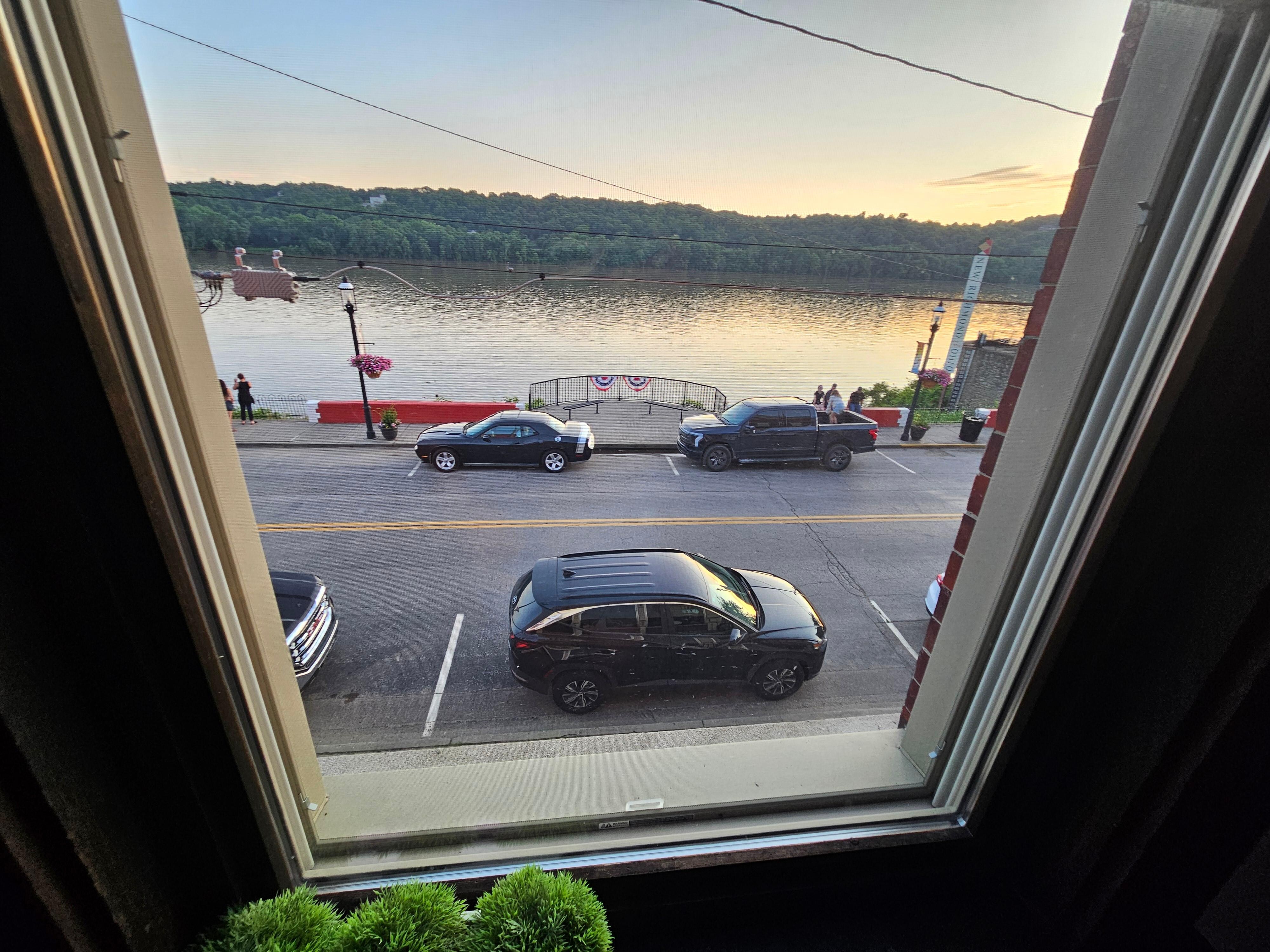 View from living room.