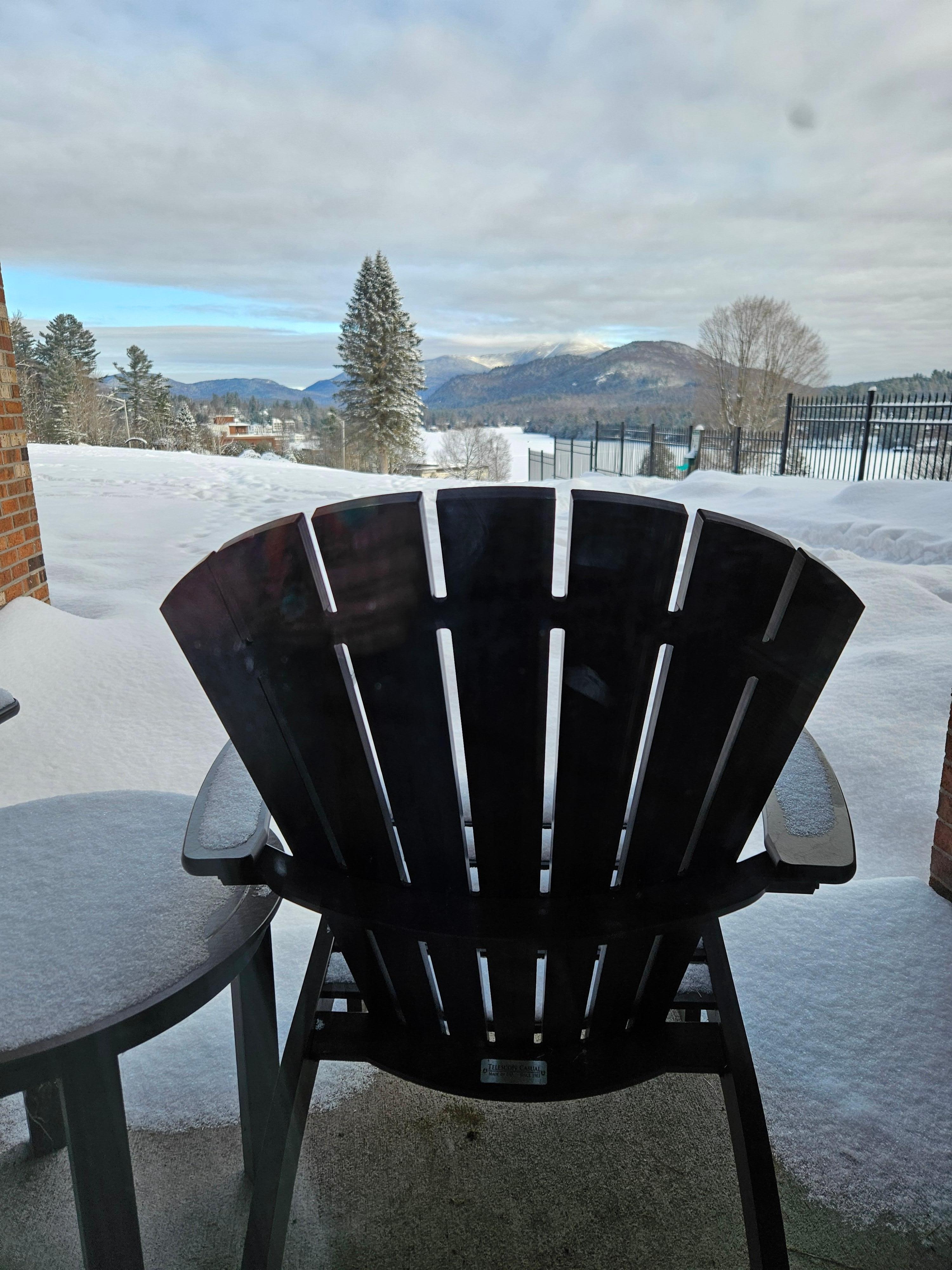 From our lake view room